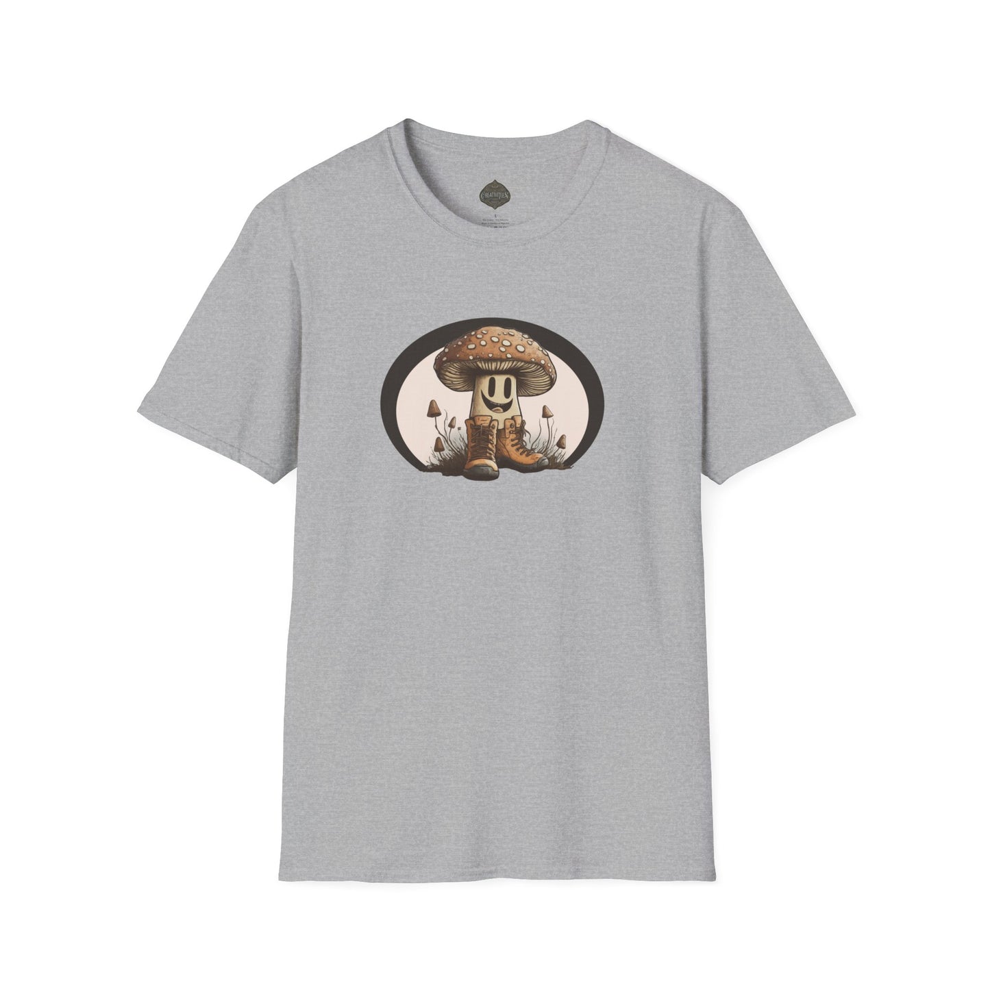 cute MUSHROOM hiker "Mushroom Forager" Tee!