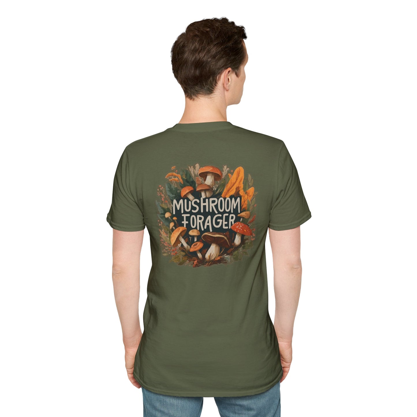cute MUSHROOM hiker "Mushroom Forager" Tee!