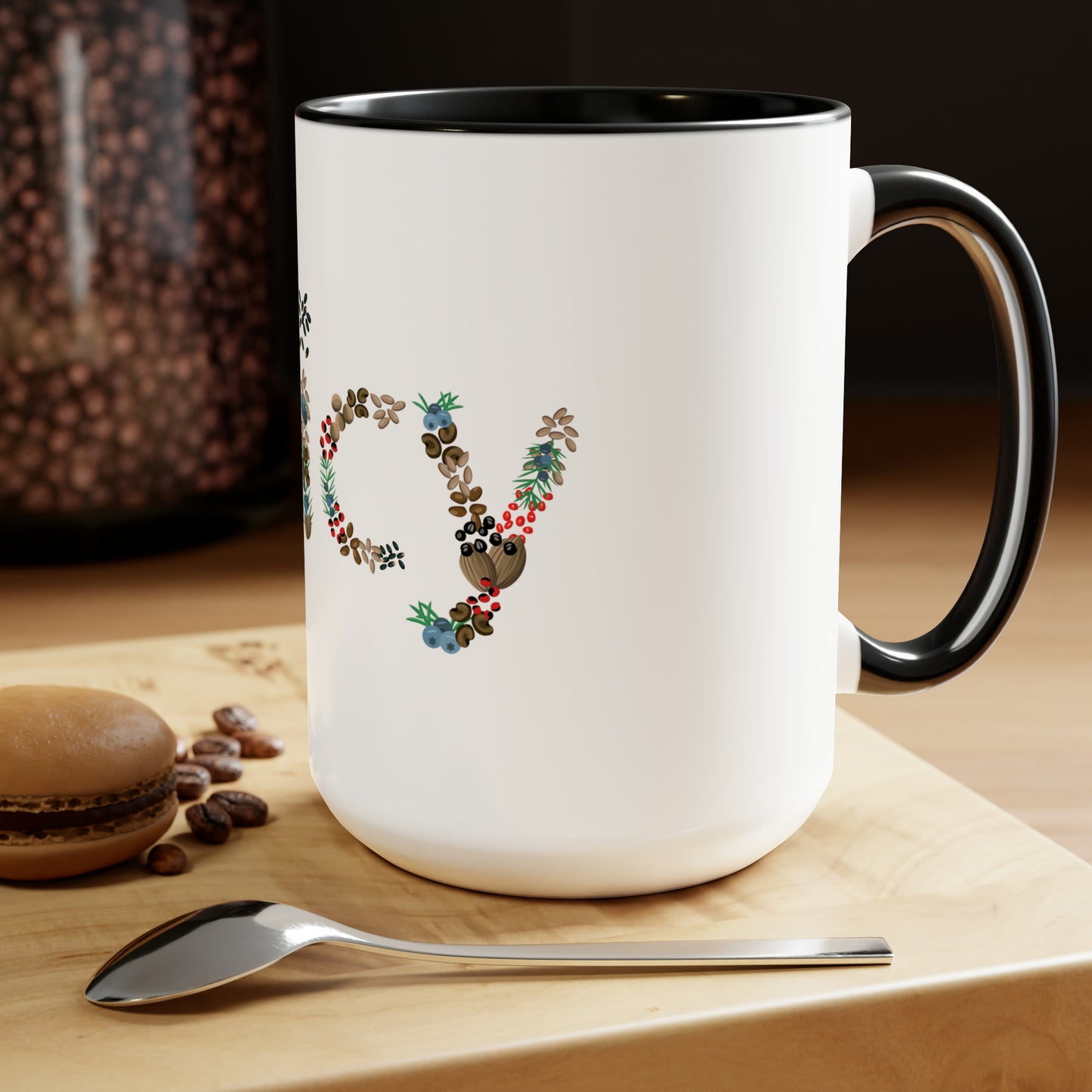 "SPICY" two-tone coffee mug
