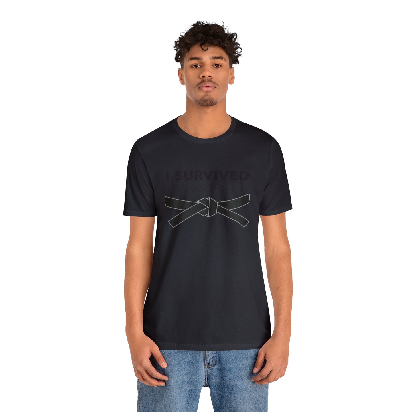 "I Survived Kung FLu" (Covid) Unisex Jersey Short Sleeve Tee