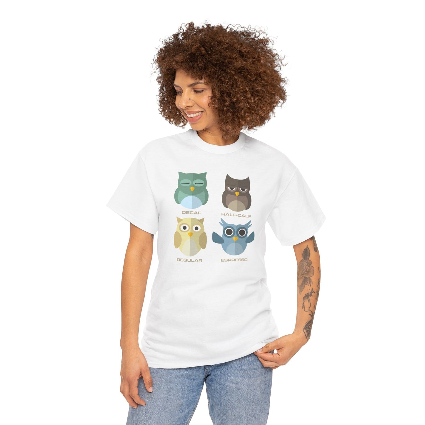 Coffee Owls Short-Sleeve T-Shirt