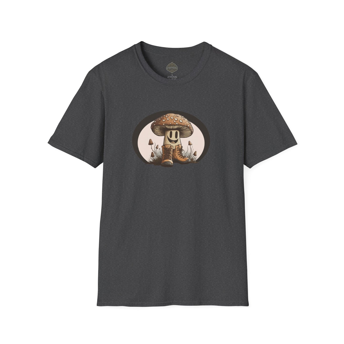 cute MUSHROOM hiker "Mushroom Forager" Tee!