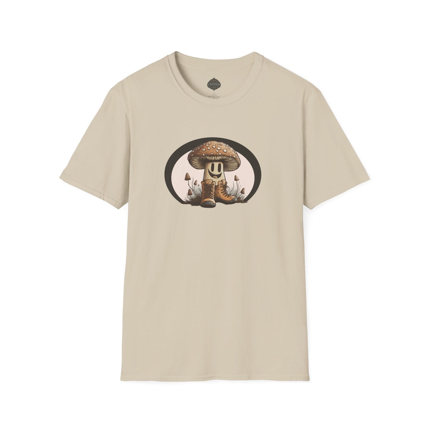 cute MUSHROOM hiker "Mushroom Forager" Tee!