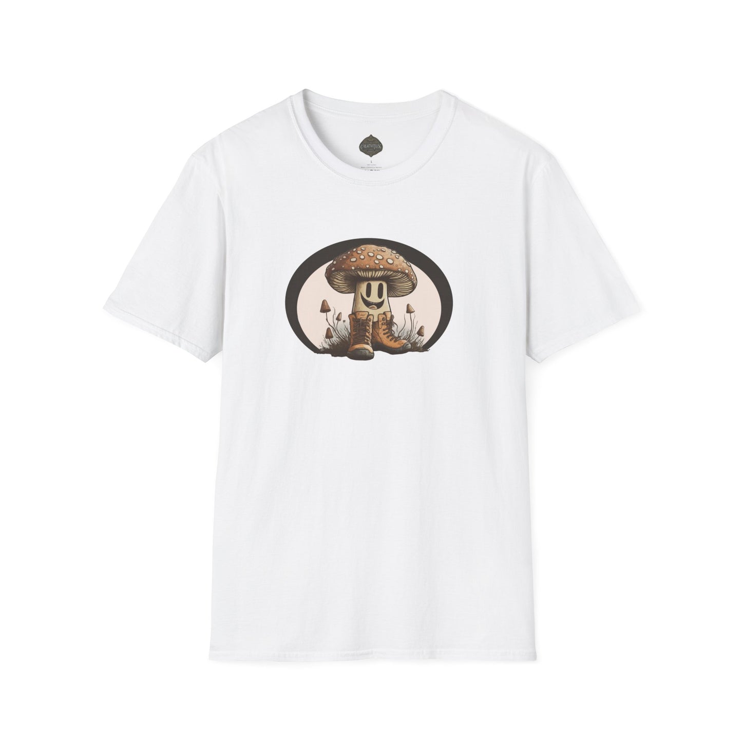 cute MUSHROOM hiker "Mushroom Forager" Tee!