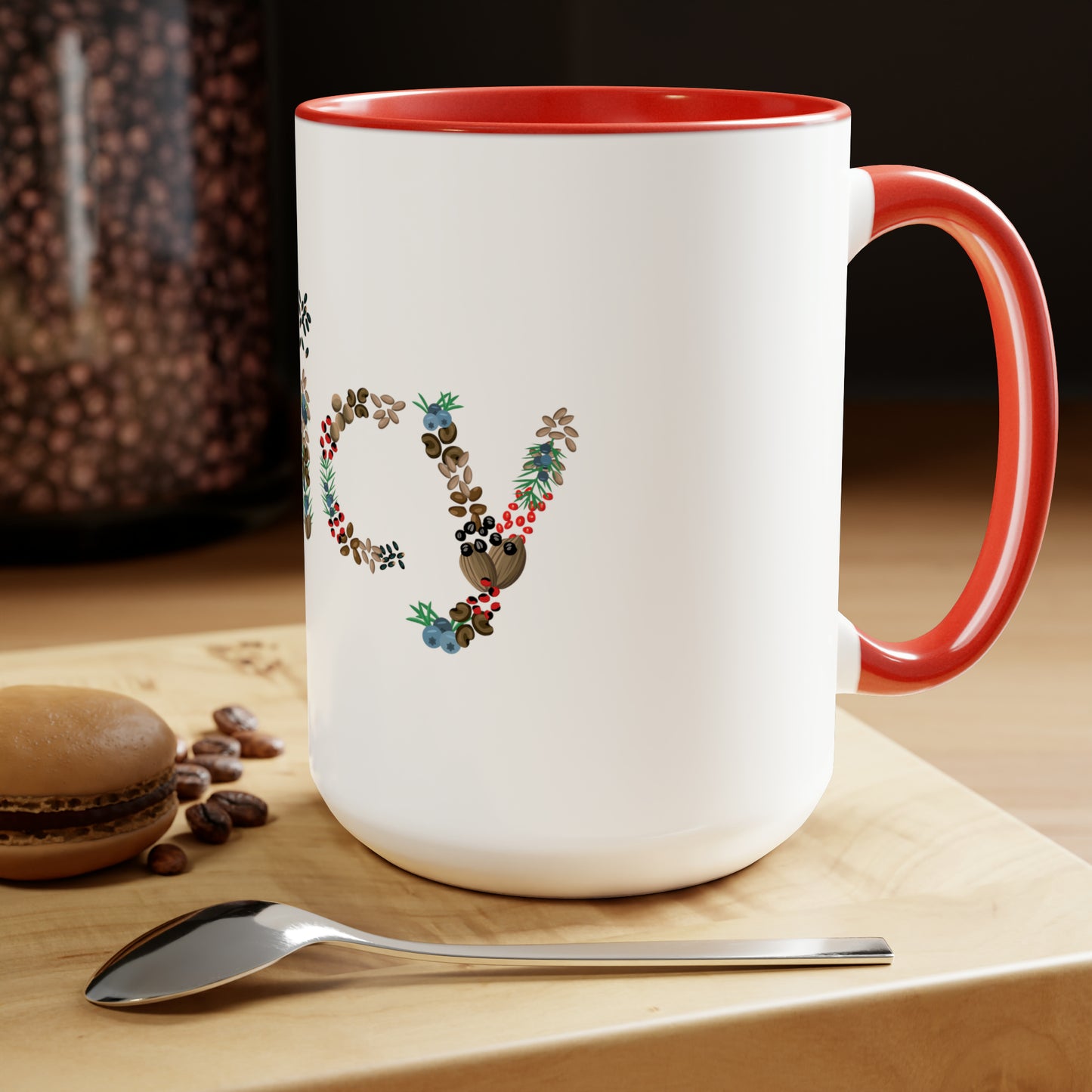 "SPICY" two-tone coffee mug