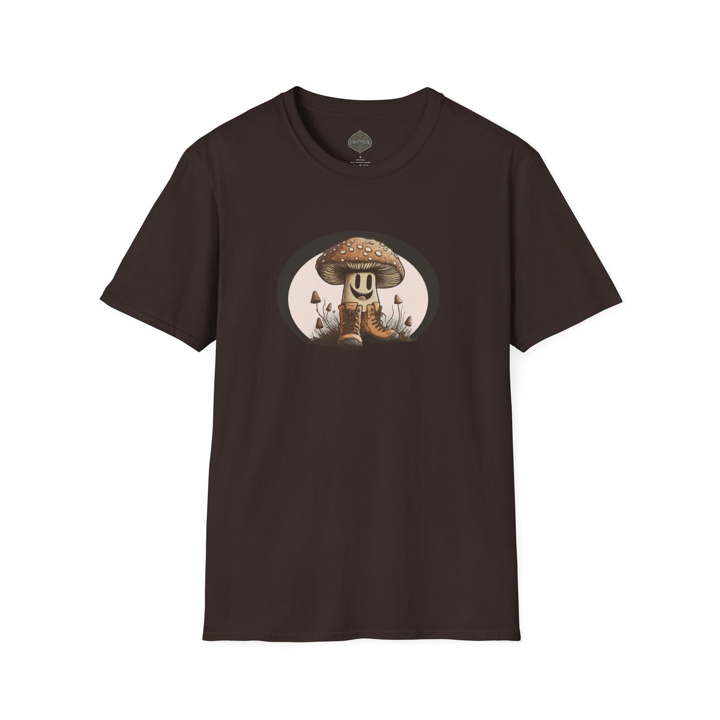 cute MUSHROOM hiker "Mushroom Forager" Tee!