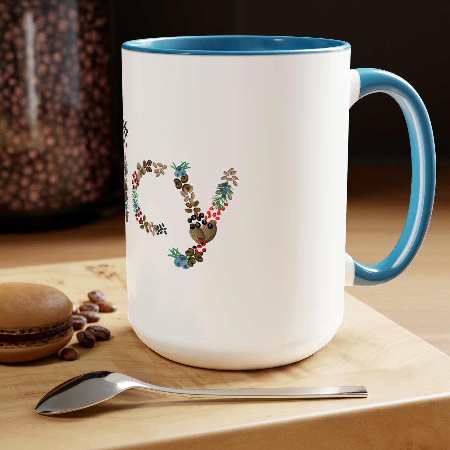 "SPICY" two-tone coffee mug
