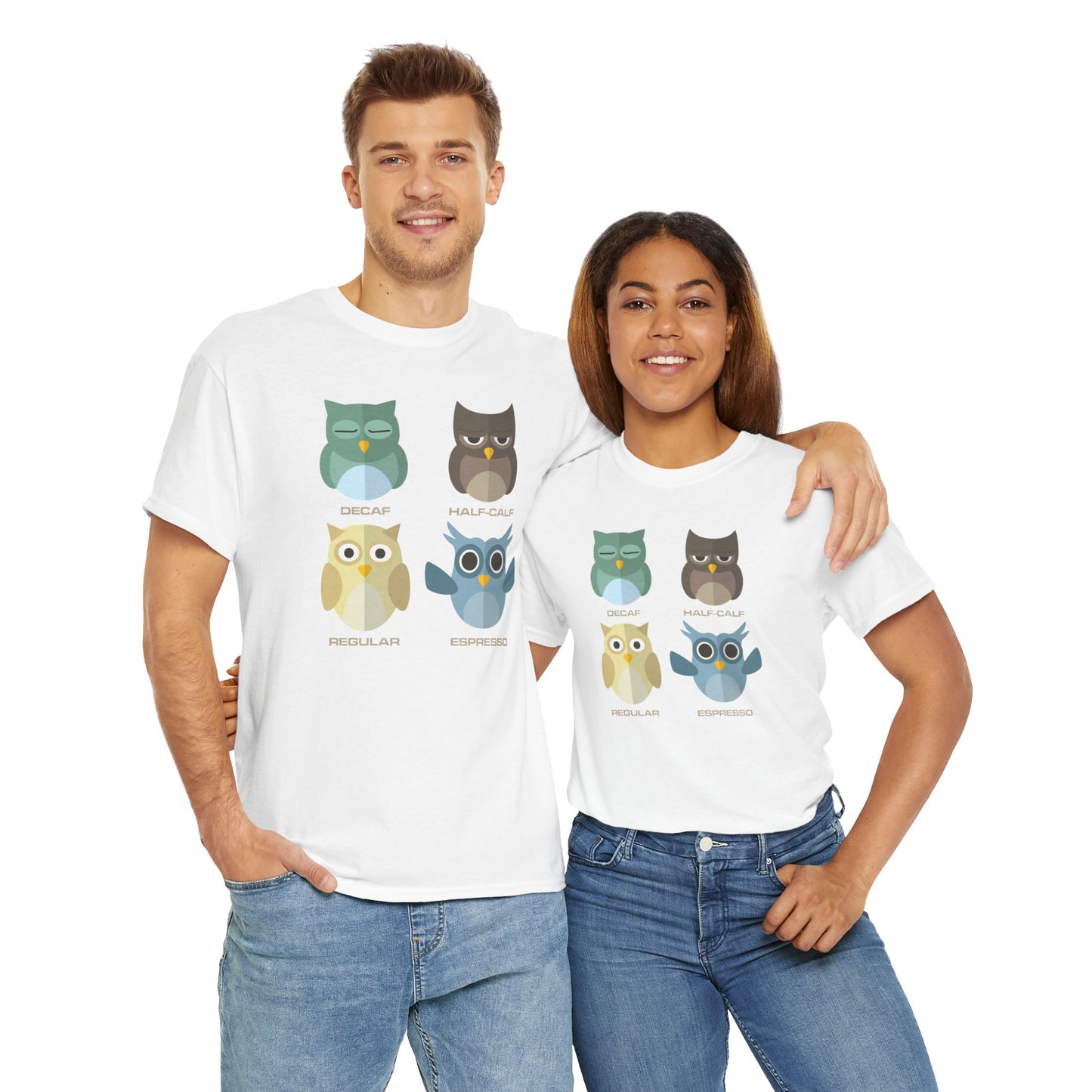 Coffee Owls Short-Sleeve T-Shirt
