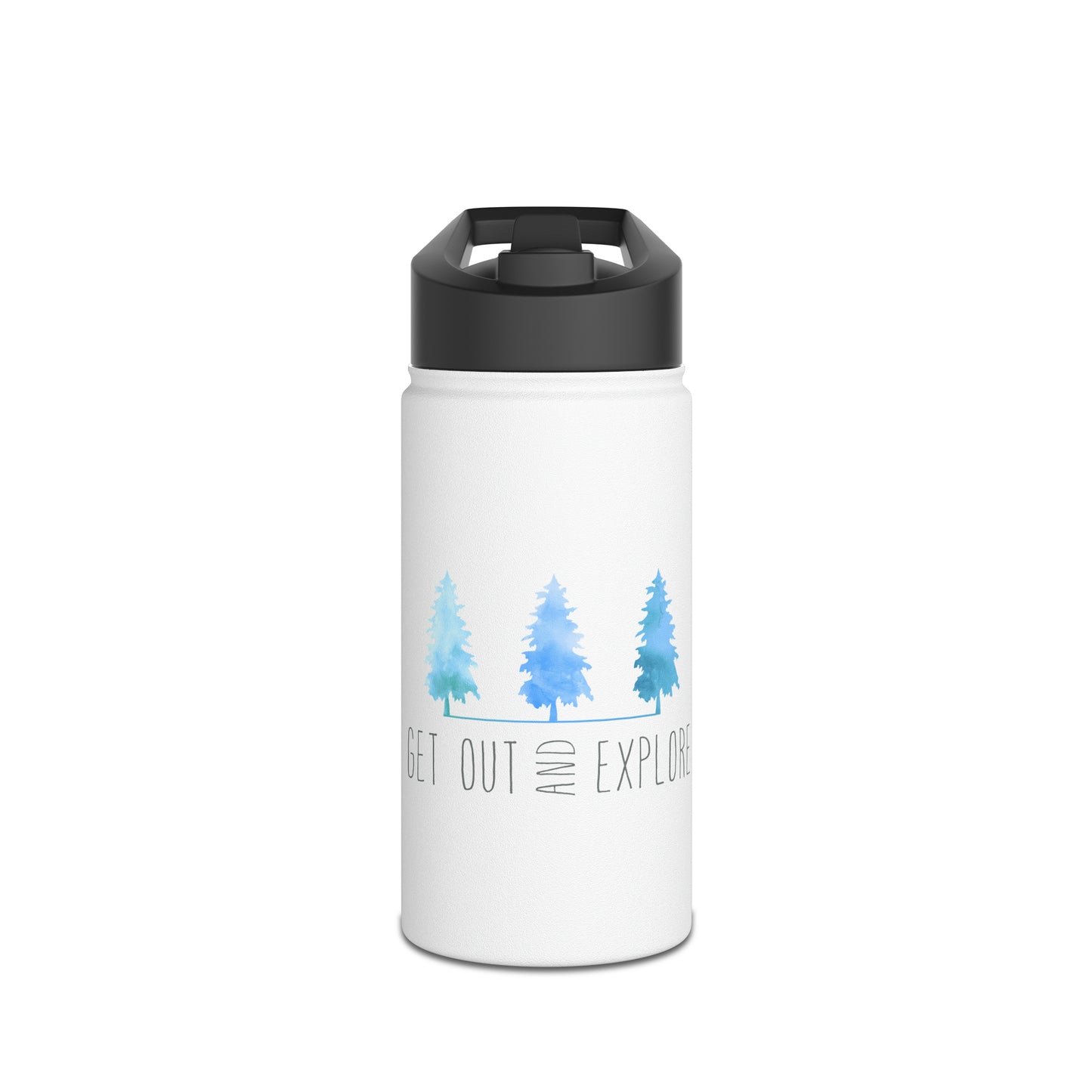 Stainless Steel Water Bottle, Standard Lid
