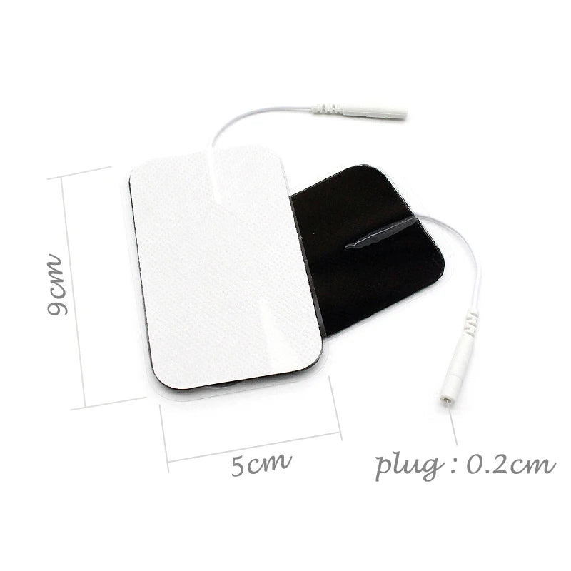 10/20pcs 2mm Plug Self High Quality Silicone Gel Replacement Electrode Pads for TENS Unit Electrodes Digital Machine Massage