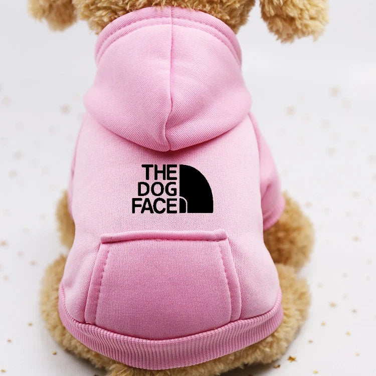 "North Face" style Hoodie sweatshirt for pets / DOGS For winter & fall!