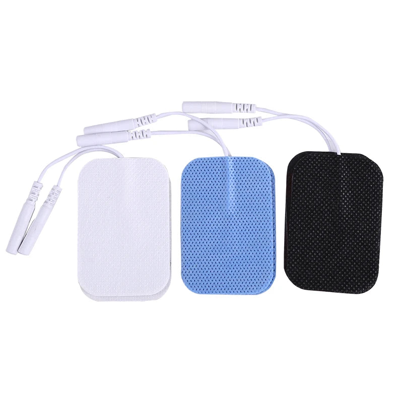 10/20pcs 2mm Plug Self High Quality Silicone Gel Replacement Electrode Pads for TENS Unit Electrodes Digital Machine Massage
