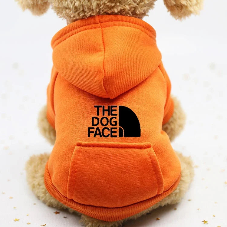 "North Face" style Hoodie sweatshirt for pets / DOGS For winter & fall!