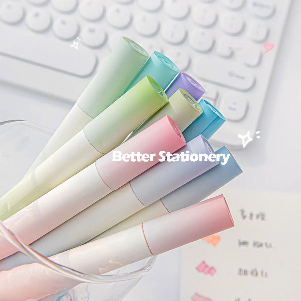 Cute Pastel Highlighters Pen Set! (perfect for art projects)