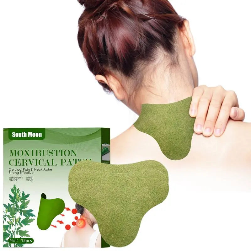 Moxibustion Patch For Neck Moxibustion Patch For Neck / Mugwort Heat Patches Wormwood Sticker For Neck Shoulder Back Waist Hand