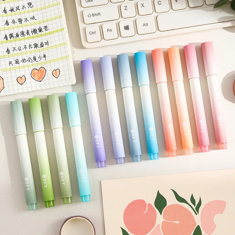 Cute Pastel Highlighters Pen Set! (perfect for art projects)