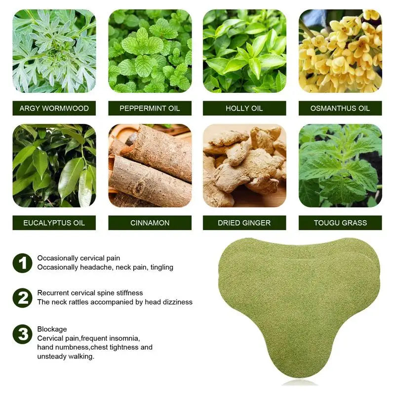 Moxibustion Patch For Neck Moxibustion Patch For Neck / Mugwort Heat Patches Wormwood Sticker For Neck Shoulder Back Waist Hand