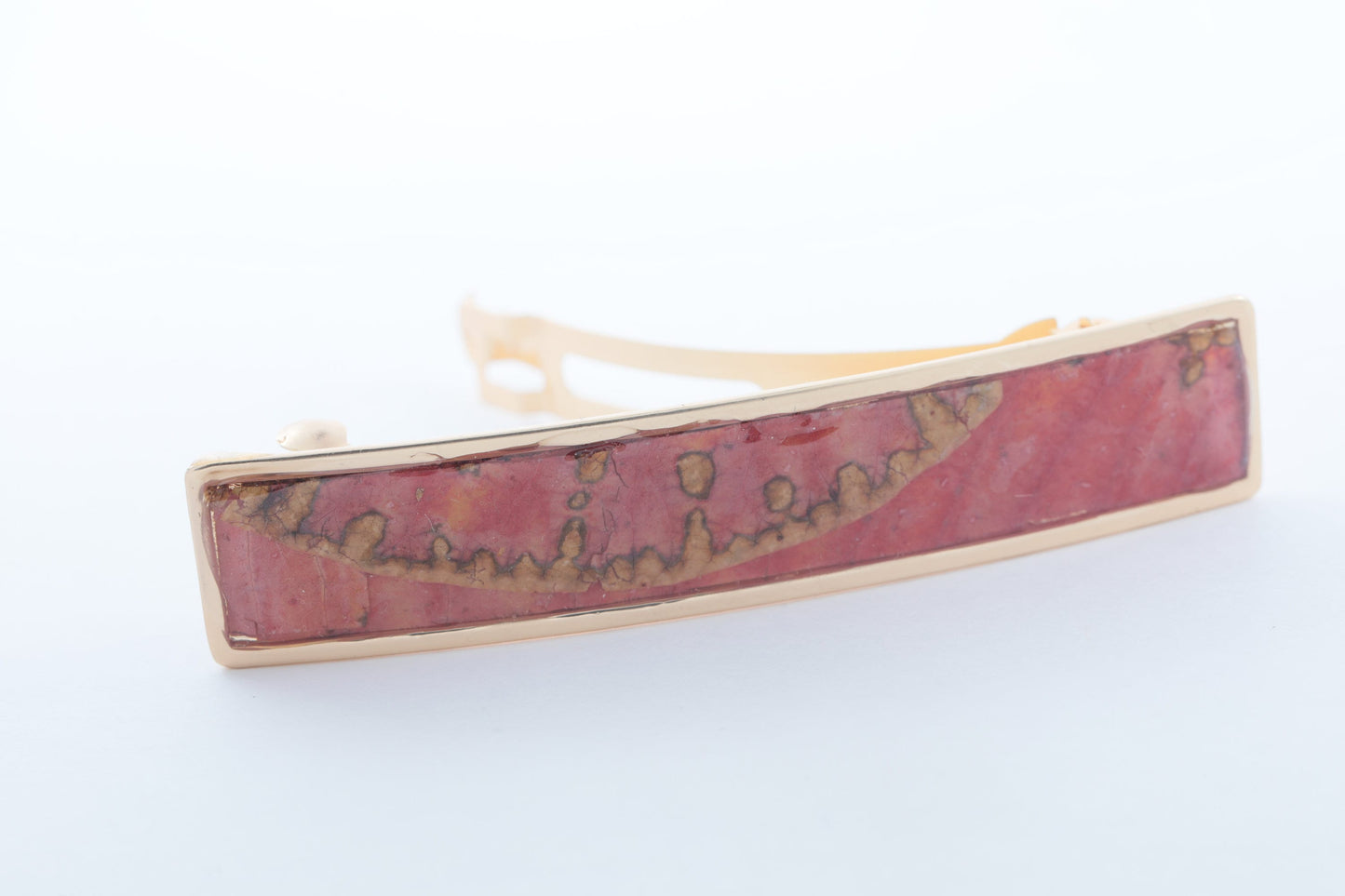 Hand-Crafted Hair Clips / Barrettes (REAL Fall Leaves in resin) Nature clips!
