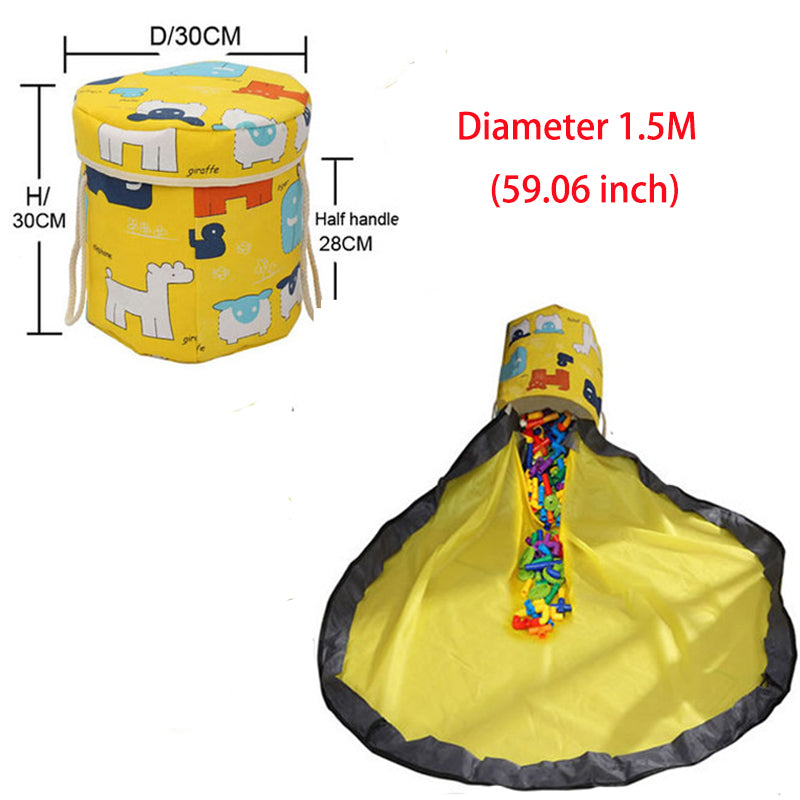 Portable Kids Toy Storage Bag EASY CLEANUP