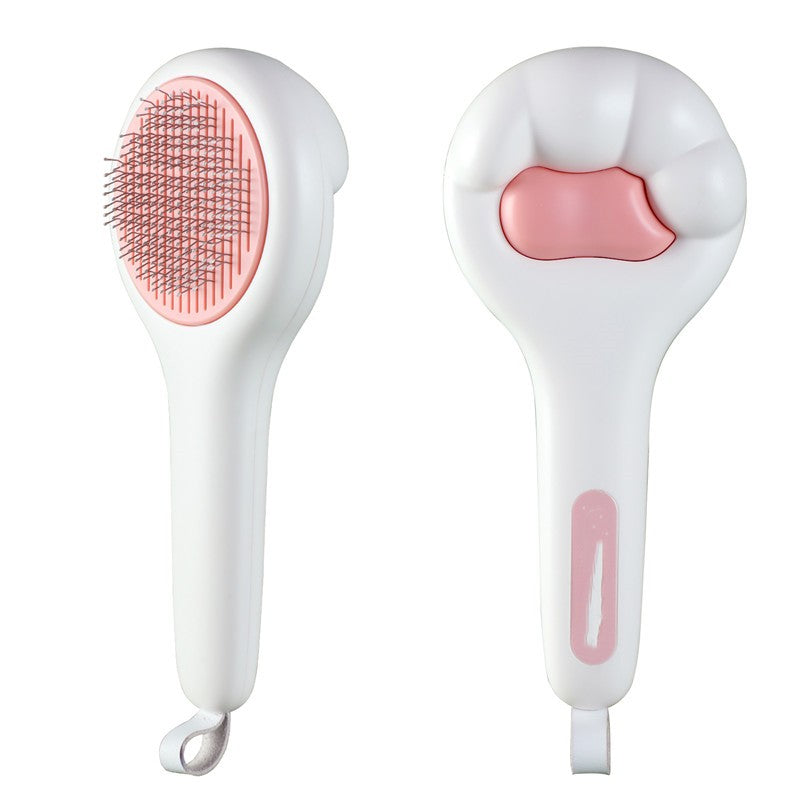 Pet Massage One Button Hair Comb