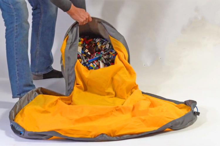 Portable Kids Toy Storage Bag EASY CLEANUP