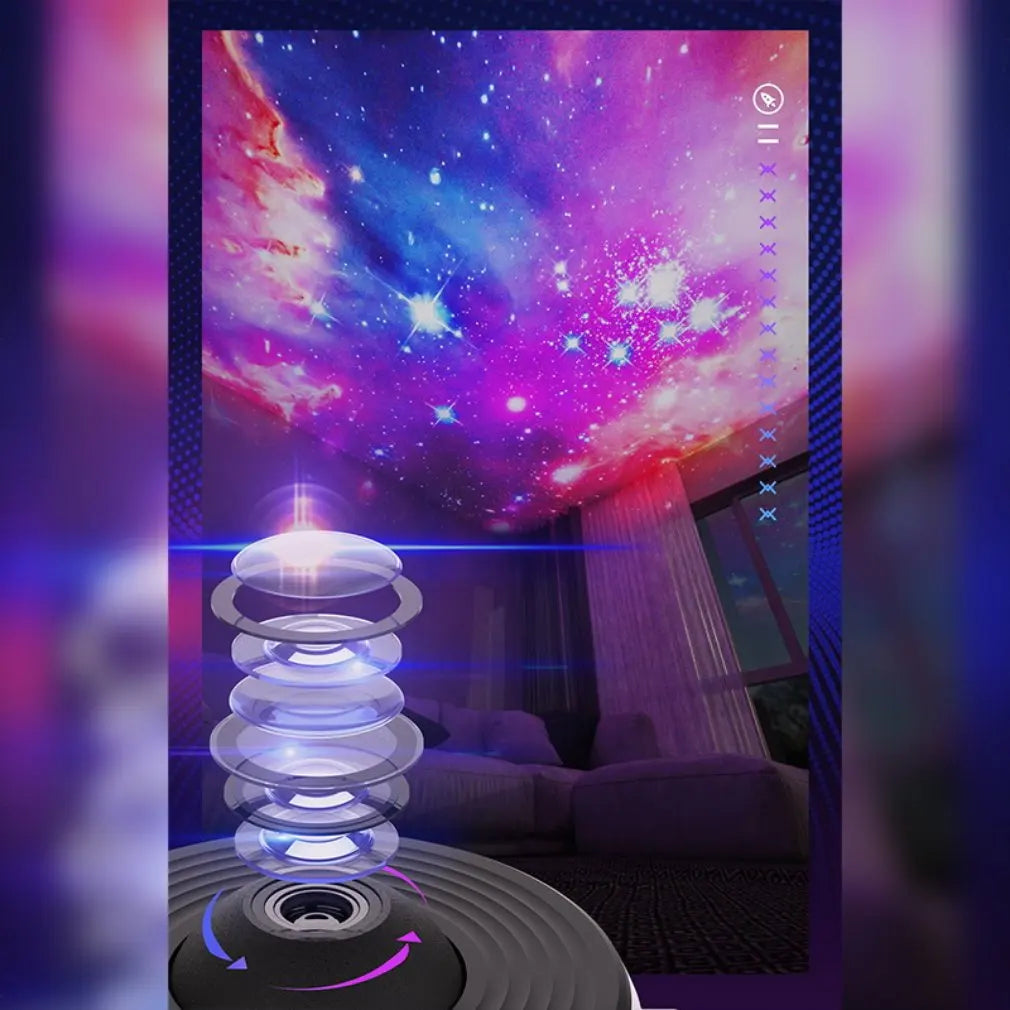 12 in1 Star Projector Night Light Galaxy Projector Starry Sky Projector 360° Rotate Planetarium Lamp Decora For Kid Bedroom Gift