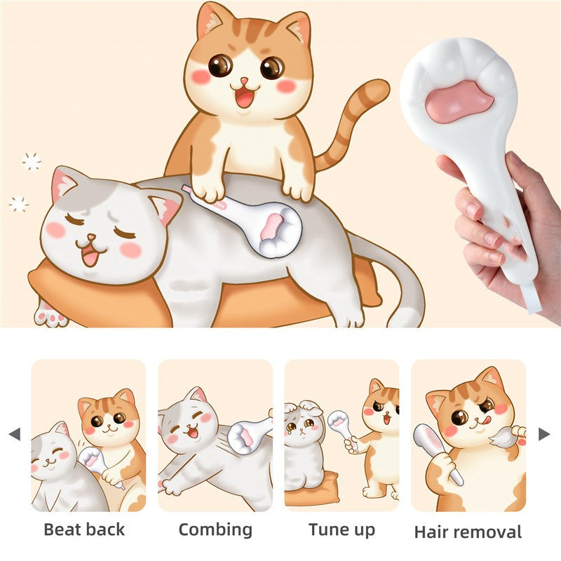 Pet Massage One Button Hair Comb