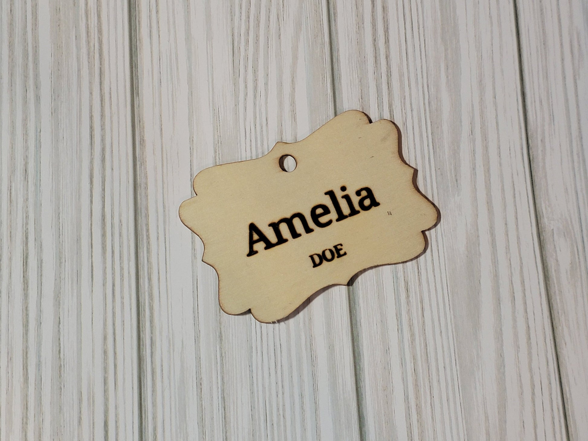 LASER-Engraved Wooden Pet Cage Tags (Dogs, Cats, Hamsters, Rabbits, Turtles, Etc!)